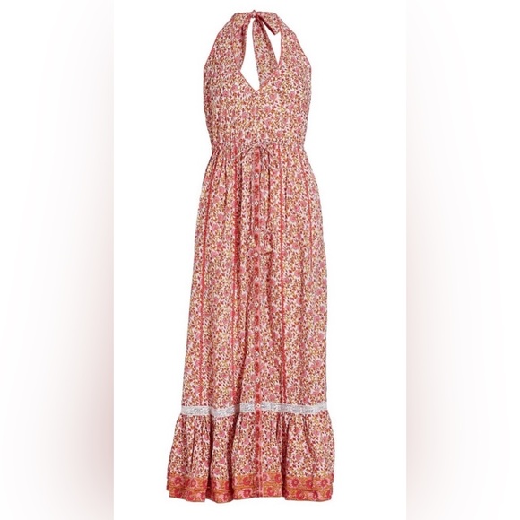Poupette St. Barth Carine Floral Halter Maxi Dress (Size XS) - Picture 4 of 13